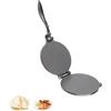 Gsycle Tortilla Press, manuale in lega di alluminio Ghisa Tortilla Maker Taco Press Tortillera Pataconera Farina Tortilla Press, Roti Maker, Taco Maker per la torta per pizza. (16 cm nero)