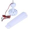 KAQNTUD Ventilatore da soffitto da 12 V CC, 89,4 cm/104,4 cm, ventilatore da soffitto a 3 foglie, da appendere alla tenda da campeggio per
