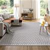 the carpet Calgary - tappeto per interni robusto e facile da pulire, ideale per soggiorno, cucina o sala da pranzo, adatto anche per esterni - resistente alle intemperie - Beige Crema, 200 x 280 cm