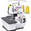 Generic Macchina professionale semi-industriale per tagliacuci e tagliacuci - Telaio in metallo resistente, sistema di cucito overlock da 3 a 4 fili per cuciture lisce e durevoli