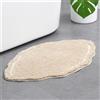 keepmore Foglia Forma Di Tappeto Assorbente Antiscivolo Semplice Tappeto per Porta Bagno Imitazione Cachemire Materiale Tappeto