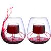 Generico Bicchiere da vino aerato, bicchiere da decanter da vino | Set decanter per aerazione | Decanter per bicchieri da vino a fondo e calice per feste, casa, uffici, hotel