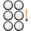 BlissfulAbode Kit di filtri di ricambio per aspirapolvere INSE i5 con cavo V70 6 filtri e spazzola piccola per un efficiente filtraggio della polvere
