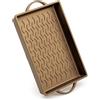 Luchetti K360 grill rettangolare - Utilizzabile anche in forno - Alluminio pressofuso e maniglie integrate (25x35 versione GAS)
