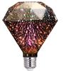 EONYUANGUO Lampadina 3D per fuochi d'artificio, Lampadine LED vintage Lampadina di Natale 3D E27 per camera da letto comodino soggiorno matrimonio decorazioni natalizie (Diamante)