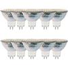 GLMING MR16 GU5.3 48-2835SMD Lampadina LED 3W Sostituisce 30W 35W Lampada alogena G5.3Bi-Pin Base Lampada Spot AC12V DC12-24V Bianco Caldo 10 Pezzi