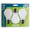 Beghelli Lampadine LED Pack 3 Pezzi Tuttovetro Goccia OP 8W E27 4K 3 Pezzi 1055 lm