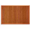 CASAbella Tappeto in bambù, Antiscivolo, Igienico, Lavabile, 50x75, 50x110, 50x180, 50x240, Verde, Marrone, Acquamarina, Arancio, Nero. Mod. MARACAS (Arancio, cm 50x240)