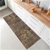 parpyon® Tappeto Multiuso Tappeto cucina Antiscivolo Lavabile ETNA H67 passatoia al metro ANTIMACCHIA e ANTISFILO Tappeto Bagno Scendiletto Tappeti moderni (RK-2, CM 67X120)