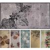 Olivo Tappeti OLIVO.shop SPRINT TROPICAL Tappeto moderno cucina, Tappeto cucina antiscivolo lavabile, Tappeto cucina foglie, Passatoia cucina antiscivolo, vari colori e misure. (LEAF GREY, 50x110 cm)