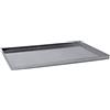 G.T. INOX TEGLIA RETTANGOLARE DA ESPOSIZIONE O PINSA ALLA ROMANA - Lamiera alluminata - Dimensioni 40x25x2
