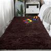 DYINDUN Tappeto Peloso 250 x 300 cm Monocolore Tappeto Salotto Moderno Peluche Lavabile Moderno Peluche Lavabile per Carpet da Salotto, Bambini, Ginnastica, marrone