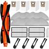 BlissfulAbode Set di accessori per aspirapolvere Xiaomi Robot Vacuum H40 OV51, include spazzola a rullo principale, spazzole laterali per bordi, filtri HEPA, cuscinetti per mocio, sacchetti per la polvere e
