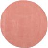 carpetfine tappeto di lana Gabbeh Lola Rotondo rosa Ø 120 cm | Tappeto moderno per soggiorno e camera da letto