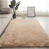 XUEDNGM Tappeto per Soggiorno Tappeti Camera da Letto 230 x 270 cm Unicolore Lavabile Morbido, Soffici, Antiscivolo, Moderno Tappeto Camera da Letto Antiscivolo Modern Tappeto, Beige
