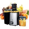 Ywmkasl Centrifuga Estrattore di Succo, 400W Centrifuga Frutta e Legumi a 3 velocità, Serbatoio di polpa con 1.5L&Ciotola per succo da 500 ml, 12000 giri/min Succo fatto in casa di frutta e verdura