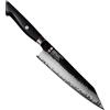 Generico Coltello da Cucina Kiritsuke Forgiato Nero | Acciaio USA BG42 Ultra Affilato | Coltello da Chef Professionale | Design Giapponese | Alta Precisione per Carne, Pesce e Verdure