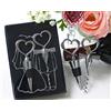 Vasara Set di 20 Set per Vino UNIÓN DE CORAZONES - Tappo e Cavatappi Apribottiglie per Dettagli di Nozze Uomini Donne