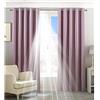 Riva Home ECLIPSE/RT3/MAU Eclipse - Tende con Occhielli, Oscuranti e Termiche, Viola (Mauve), 90x90 (229x229cm), 1 Pezzo