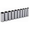 Titan 68402 - Set di chiavi a bussola metriche a 6 punte, attacco da 3/8, 10 pezzi