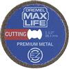 Dremel Max Life EZ506HP - Disco da taglio per metalli ad alte prestazioni, 38,1 mm, colore: Blu