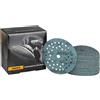 Mirka Galaxy Multifit - Carta abrasiva da 125 mm, grana 40, 50 dischi/confezione, abrasiva di alta qualità per resina epossidica, legno, metallo, tecnologia anti-intasamento, auto-affilante, ideale