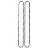 DORFEY Motosega a batteria da 16 pollici, motosega ricaricabile con carica, passo 3/8LP, guida da 0,050, 59 maglie di trasmissione, lama for motosega, attrezzi da giardino(2pcs 16-inch Chain)
