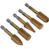 FUNOMOCYA 5pezzi Rotanti Per Punte Per Incisione in Acciaio Ad Alta Velocità Set Di Utensili Rotanti Per Intaglio Forniture Per Utensili Manuali