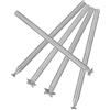 Artibetter Set 5 Punte da Trapano per Lavorazione del Legno e Plastica, Metallo Resistente, Alta Durezza, per Intaglio e Scolpitura di Radici
