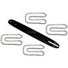 perfektGarten 40cm 1,3mm 3/8 57 TG Barra guida + 4 catene compatibili con Einhell BG-EC/PKS