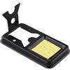 Septoolshop Supporto per saldatore elettrico con telaio in metallo Base stabile pesante Supporto spugna resistente alle alte temperature Nero Giallo YS Tipo 12x6.5cm