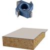 Bosch 85417M - Fresa di ricambio per taglierina a 4 taglienti