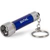 Entac Torcia con 5 LED, portachiavi blu