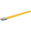 Hemobllo Scalpello da Muratura in Acciaio Punta Piatta Affilata per Taglio Accurato, Utensile Manuale Giallo per Lavorazioni di Scultura e Incisione