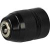 vhbw mandrino a cambio rapido compatibile con Milwaukee PD2E 22 R, 20 R, 20 RQ avvitatori a batteria, trapani, nero