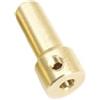 LAXALO Manicotto di collegamento for mandrino for trapano in rame for modello JT0, giunto conico in acciaio nero 3,17 mm/4 mm/5 mm/6 mm/8 mm(2.3mm)