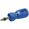 Hilka Tools 37012112 12-in-1 Stubby Cacciavite per Inserti a Cricchetto, Blu, Confezione da 12 Pezzi