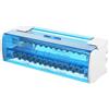 Sonew Scatola di Giunzione Morsettiera Monofase a 4 Livelli su Guida DIN, Custodia Protezione per Distribuzione Terminali 415V, Blocco Morsetti Elettrico Industriale Compatibile con