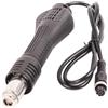 ModLuvano Manico di ricambio resistente al calore per stazione di saldatura 858A 858D, progettato per tensione 12 V e 24 V con presa comoda (12 V)