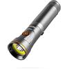NEBO Franklin Pivot 300 - Torcia LED Potente Professionale - Luce da lavoro e spot ricaricabile - 7 modalità di illuminazione con base magnetica