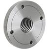 DOMELA Flangia, piastra frontale flangia da 3 pollici Mandrino for tornio in legno, piastra frontale filettata M33 X 3,5/1 pollice X 8TPI / M18 X 2,5, utensili di tornitura for la lavorazione del legno (Co