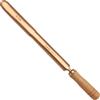 WEDO Raschietto antiscintilla con manico in legno, spatola semicircolare lunga lama lunghezza 300 mm, punta a lama angolare, lunghezza totale 440 mm, rame berillio, non magnetico, certificato BAM & FM