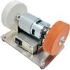 Generic Mini sega da tavolo per lavoro lapidario, tornio da banco da 100 W per lucidatura di rocce, strumento per la creazione di gioielli per la macinazione, la lucidatura e la perforazione