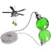 Stakee Clear Crystal Tilt Chain Ven Afferratura Catena Crystal Crystal Crystal Chain Crystal Light Chain Per Home Office