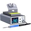 VXDEFP Stazione Saldante, Stazione di saldatura T3AS 200W T3BS 75W con saldatore elettrico T115/T210/T245 for strumenti di riparazione BGA SMD for telefoni cellulari(T3AS T245 Set)