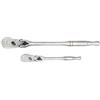 GearWrench Set di 2 cricchetti da 1/4 e 3/8, 90 denti, con testa flessibile, 81274T, cromati