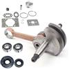 UYTGFO Adatto for Husqvarna 143R 143rii 236R 436R 443R for ZENOAH G45 G35L 3410 4310 3402 DECESPUGLIATORE RICAMBI G45L Set pistone albero motore(G45L Sets 40mm)