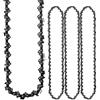 Generic 4 catene per motosega, 40,6 cm, ricambio per motosega E-GO Power CS1613, CS1604, CS1611, CS1610, CS1600, 40,6 cm, 56 V
