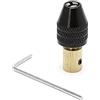 MALSSE Morsetto per mandrino motore elettrico da 3,17 mm, 0,3 mm-3,5 mm, punta abrasiva