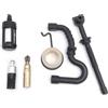 UYTGFO Adatto for MS 180 170 MS180 MS170 018 017 Parti for motosega 11236407102 Pompa dell'olio Ingranaggio a vite senza fine Filtro dell'olio combustibile Kit tubo flessibile